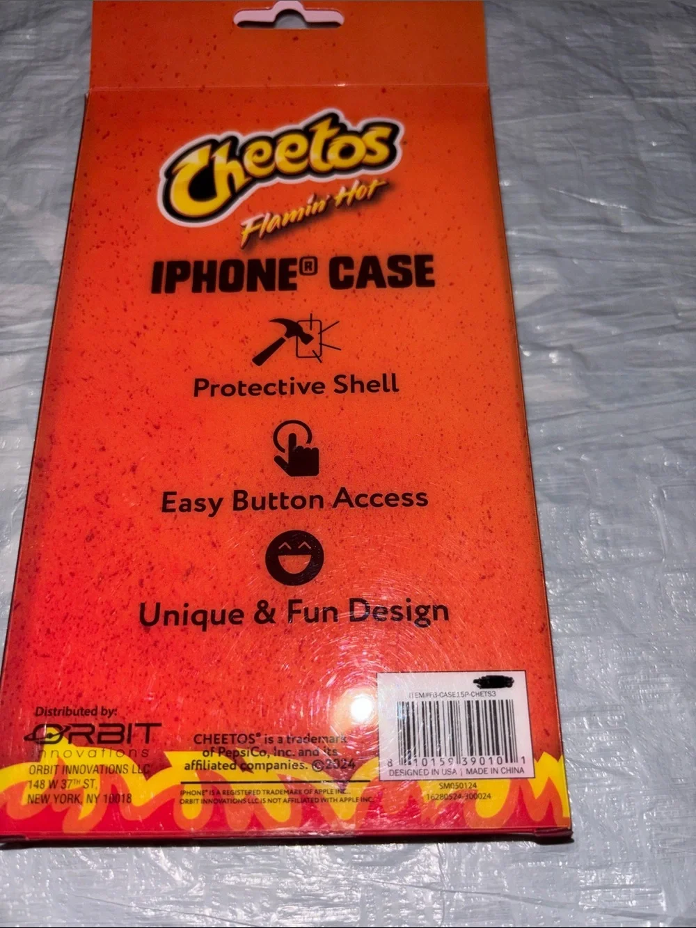 Flamin' Hot Orange iPhone Case - Branded